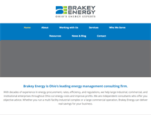 Tablet Screenshot of brakeyenergy.com
